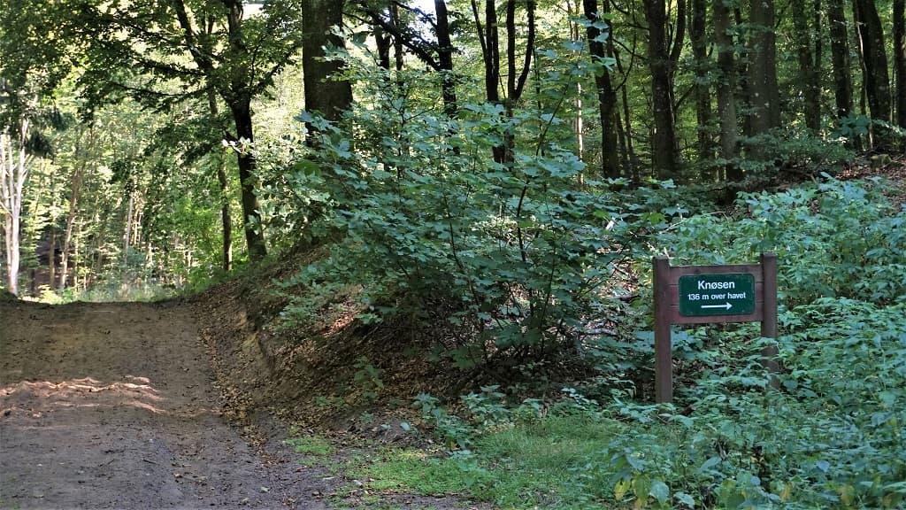 Climb the mountain range Jyske Ås