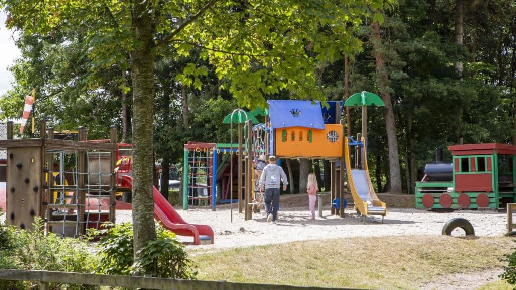 Playground at DCU Camping Viborg Sø